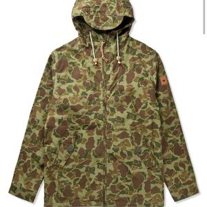 Penfield Green and Brown Camouflage Field Jacket